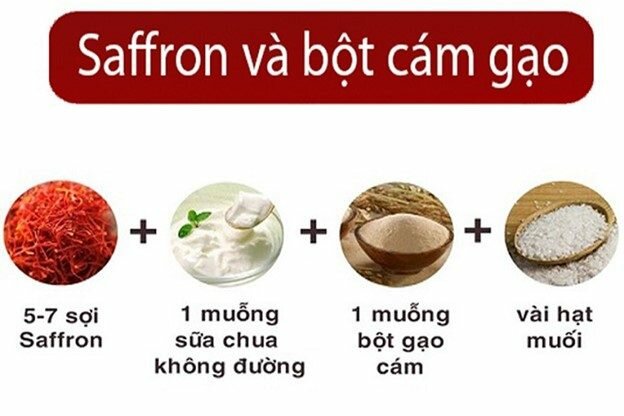 Mặt nạ Saffron cám gạo_2